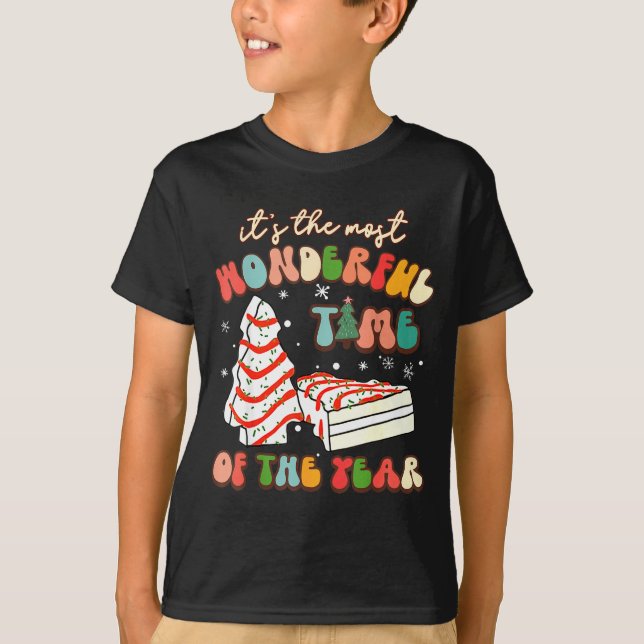 Camiseta It's The Most Wonderful Time Of The Year Tree Cake (Frente)
