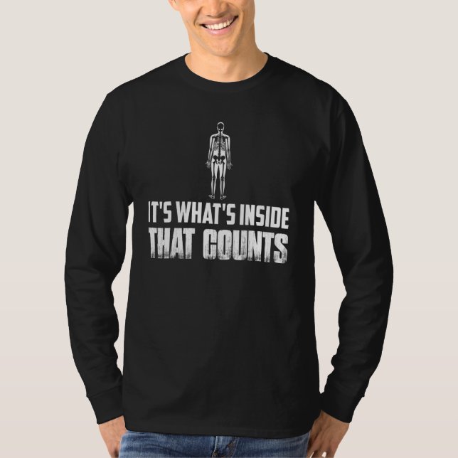 Camiseta It's What's Inside That Counts X-Ray Rad Tech Radi (Frente)