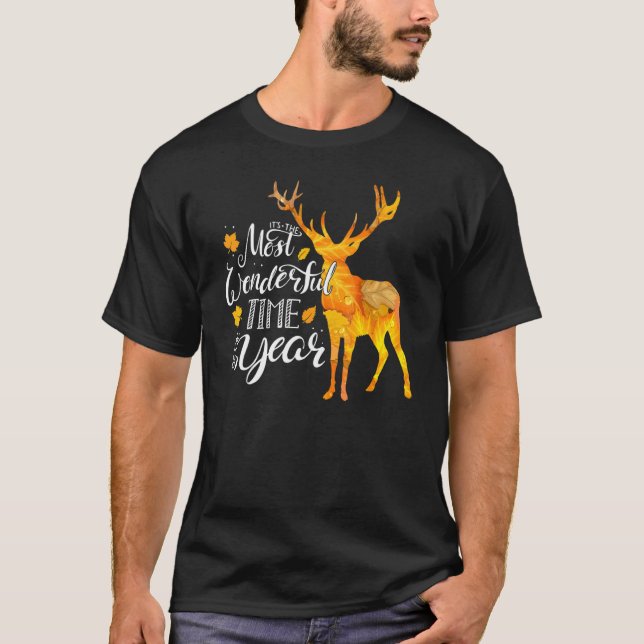 Camiseta Itu2019s A Época Mais Maravilhosa Do Ano Deer (Frente)