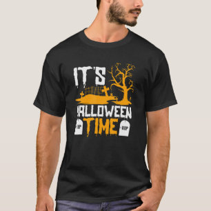 Camiseta Itu2019s Halloween Time Spooky Graveyard Costume