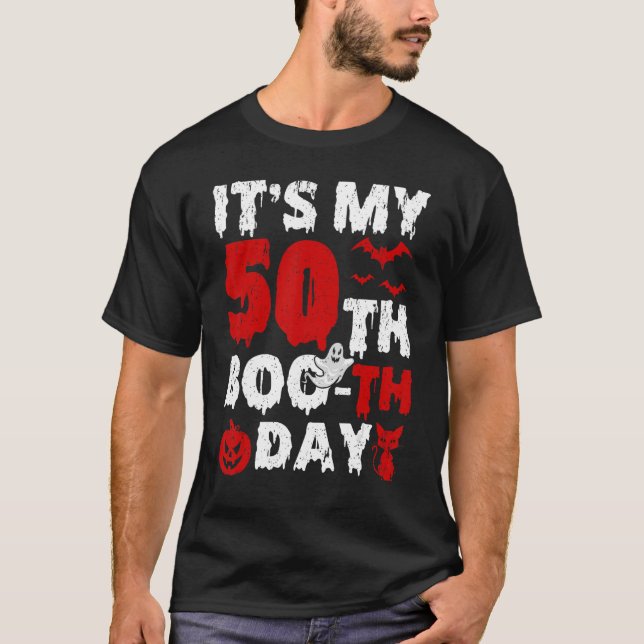 Camiseta Itu2019s My 50th Boo Th Day Scary 50th Birthday Ha (Frente)