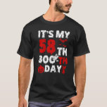 Camiseta Itu2019s My 58th Boo Th Day Scary 58th Birthday Ha<br><div class="desc">Itu2019s Meu 58º Boo Dia Assustador 58º Aniversário.</div>