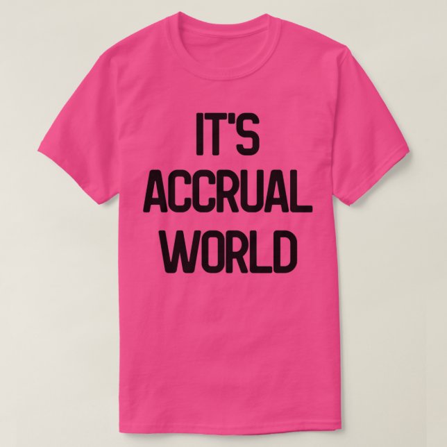Camiseta Itx27s Accrual World 4 (Frente do Design)