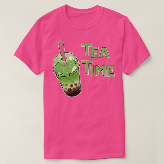 Camiseta Itx27s Bubble Tea Time (Frente do Design)