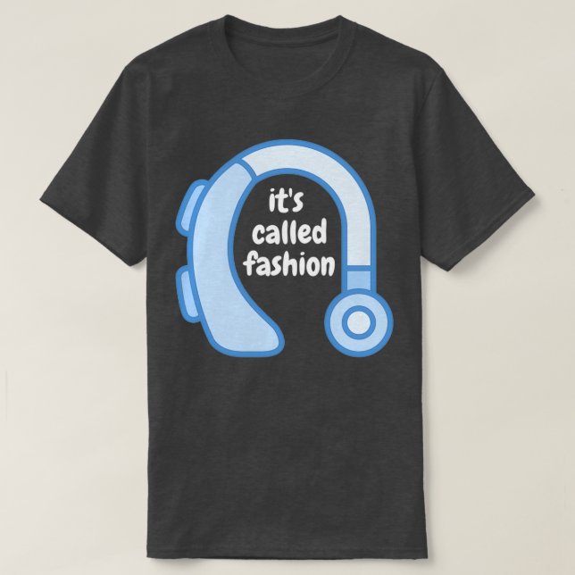 Camiseta itx27s chamados de azul de protetor auditivo de mo (Frente do Design)