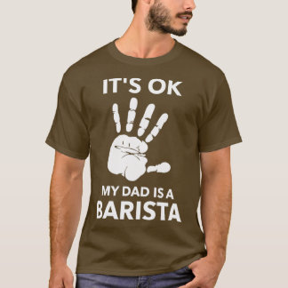 Camiseta ITx27S OK MEU PAI É UM BARISTA
