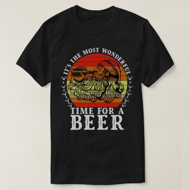 Camiseta itx27s the most wonderful time for a beer 6 (Frente do Design)