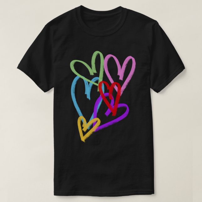 Camiseta ITZY - Loco Hearts Sticker (Frente do Design)