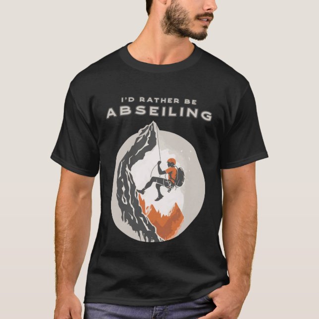 Camiseta Iu2019d Preferencialmentes Abseiling Rappelling Ro (Frente)