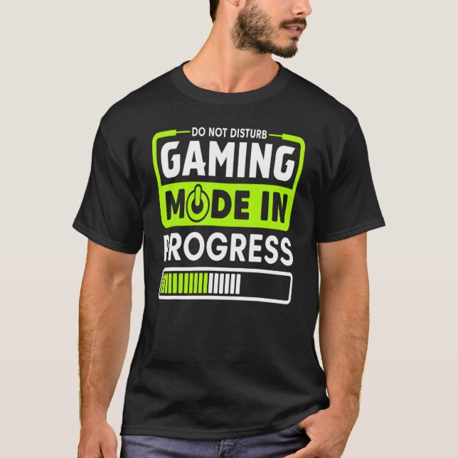 Camiseta Iu2019M IN GAMING MODE Vídeo Jogador Funny_2 (Frente)