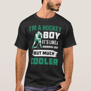 Camiseta Iu2019m Um Garoto De Hóquei Presente Para O Jogado
