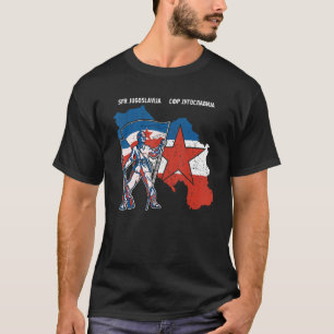 Camiseta Iugoslávia Jugo Jebiga Tito Balcânica Sfry Iugoslá