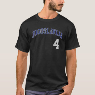 Camiseta Iugoslávia ou Jugoslavija no basquetebol