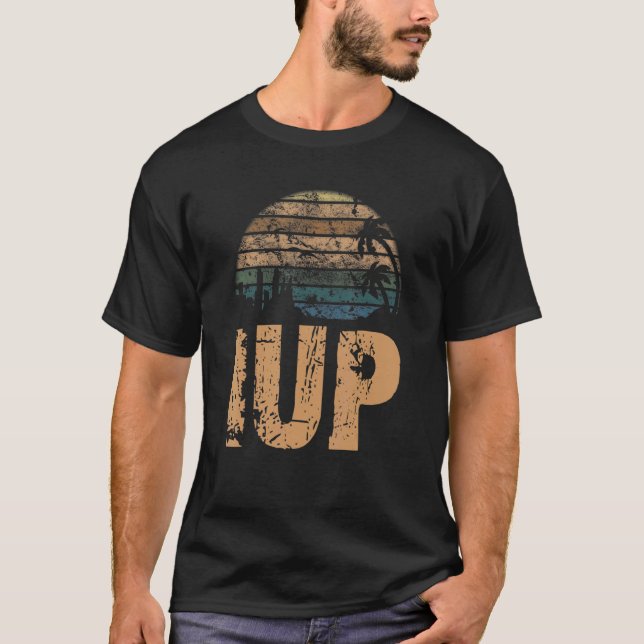 Camiseta IUP Vintage Sunset College (Frente)
