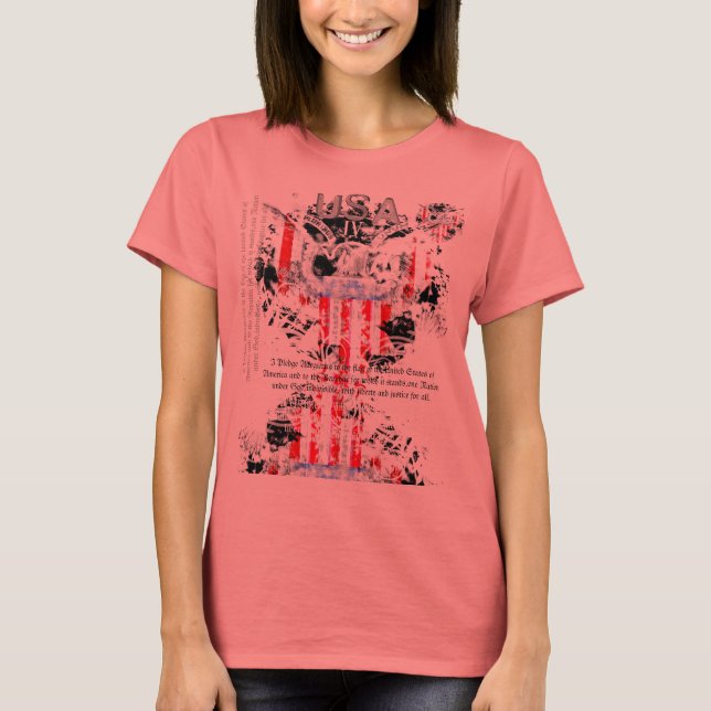 Camiseta IV EUA III Mulheres (Frente)