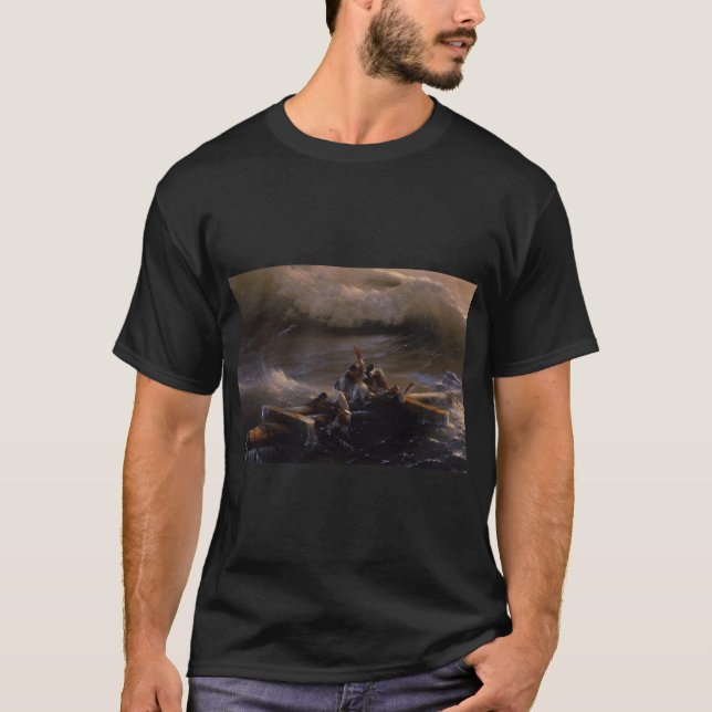 Camiseta Ivan Konstantinovich Aivazovsky Batalha de Navarin (Frente)