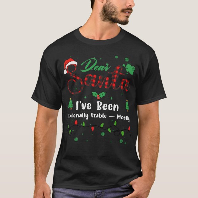 Camiseta I've Been Emotionally Stable - Mostly Matching Chr (Frente)