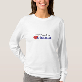 Camiseta I've obteve um esmagamento em Obama