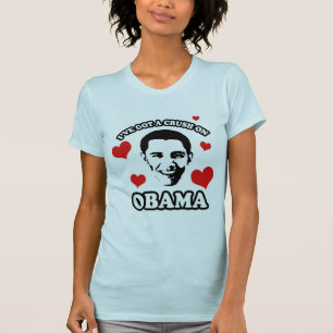 Camiseta I've obteve um esmagamento em Obama