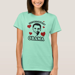 Camiseta I've obteve um esmagamento em Obama