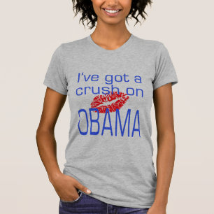 Camiseta I've obteve um esmagamento em Obama