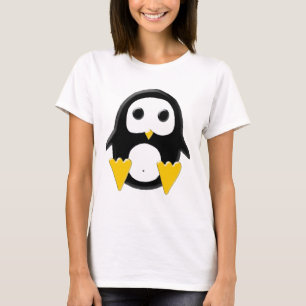 Camiseta I've obteve um pinguim em minha camisa!