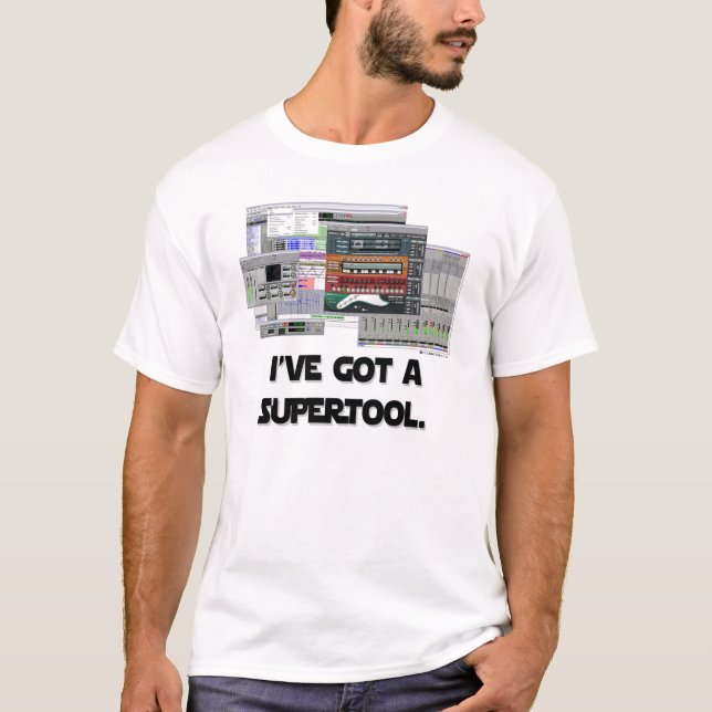 Camiseta I've obteve um SUPERTOOL. (Frente)