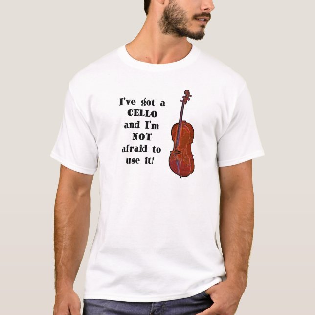 Camiseta I've obteve um violoncelo (Frente)