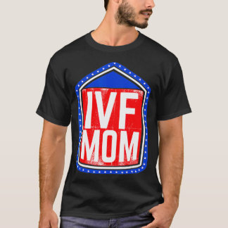 Camiseta IVF Gift Warrior US Sinalizadores Mães Dia de Tran