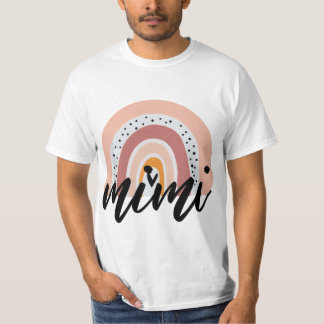 Camiseta IVF Twins Mimi Boho Rainbow Cute Pregnancy Twins 