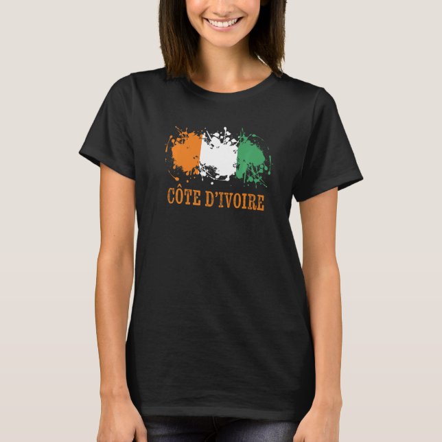 Camiseta Ivory Coaian enthusiasts for Côte du2019Ivoire and (Frente)