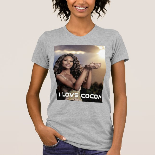 CAMISETA IVORY COAST - I LOVE COCOA (Frente)