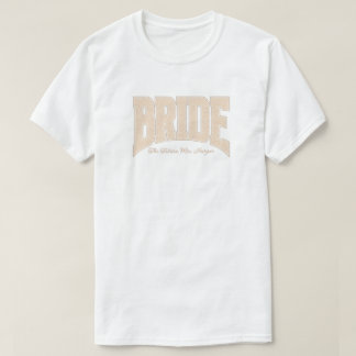 Camiseta Ivory Lace NOIVA Chuveiro de Noivado Festa de Desp