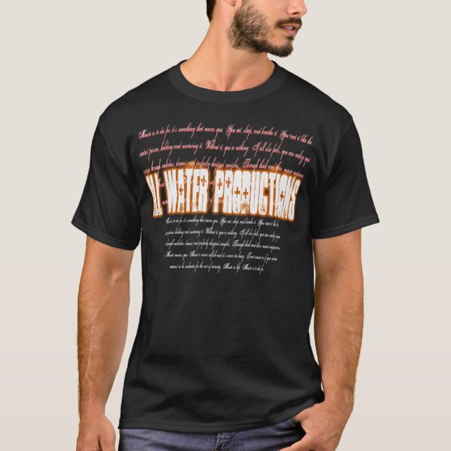 Camiseta IWP "M.I.T.D.F." (alaranjado/branco) (Frente)