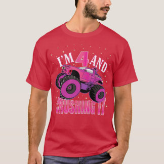 Camiseta Ix27m 4 E Esmagando O 4º Monstro De Meninas De Ani