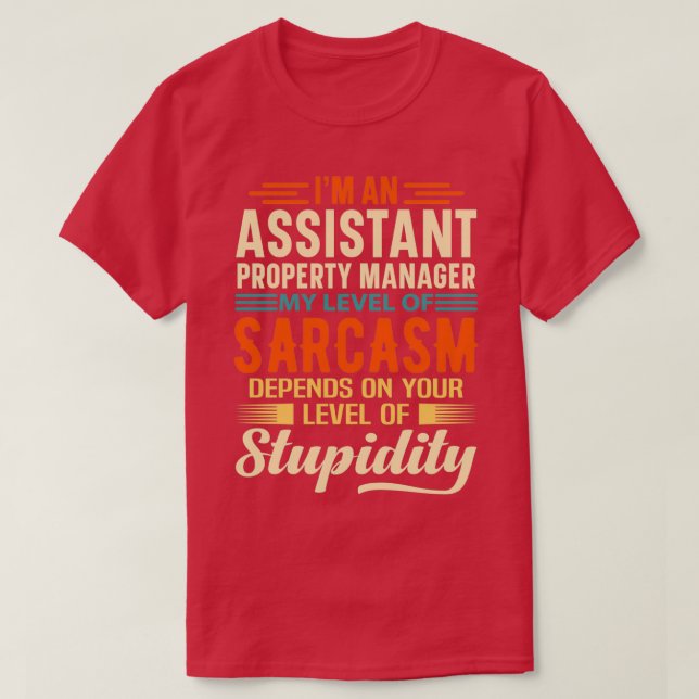 Camiseta Ix27m An Assistant Property Manager 2 (Frente do Design)