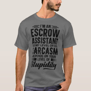 Camiseta Ix27m An Escrow Assistant