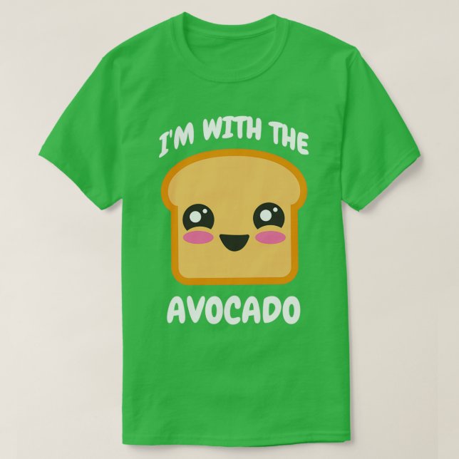 Camiseta Ix27m Com A Rapariga Bestial Avocado Guacamole (Frente do Design)
