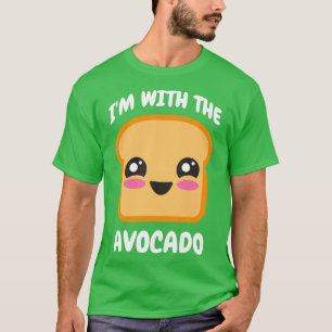 Camiseta Ix27m Com A Rapariga Bestial Avocado Guacamole