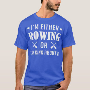 Camiseta Ix27m Com Barco De Remoção De Dom De Canoagem