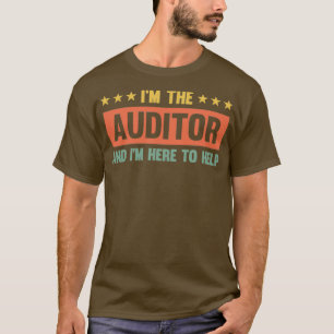Camiseta Ix27m Contabilidade de Auditoria Funny do Auditor