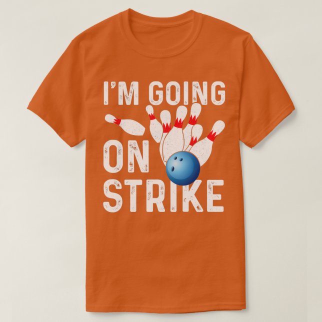 Camiseta Ix27m Em Strike Funny Bowler T (Frente do Design)