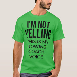 Camiseta Ix27m não gritando esta é a minha voz do treinador