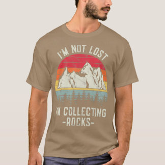 Camiseta Ix27m Não Perdido Ix27m Colecionando Rochas Engraç