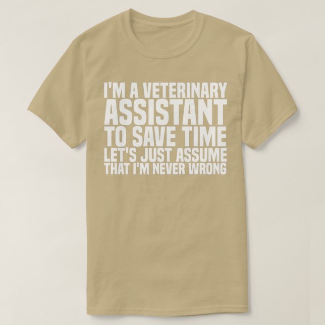 Camiseta Ix27m Um Assistente Veterinário Para Economizar Te (Frente do Design)