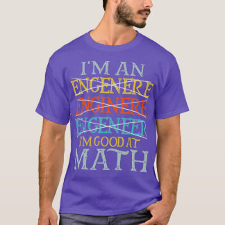 Camiseta Ix27M Um Engenere Enginere Bom No Engenheiro De Ma