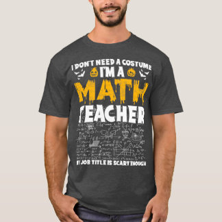 Camiseta Ix27m Um Professor De Matemática Meu Cargo É Sufic