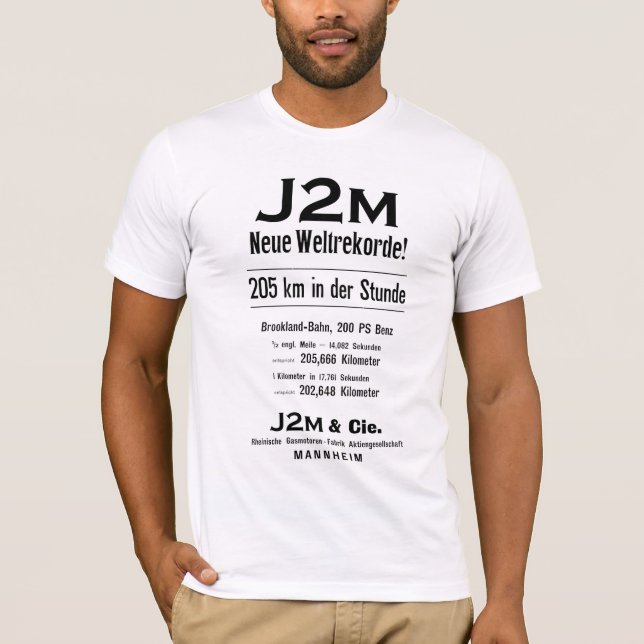 Camiseta J2M Neue Weltrekorde (Frente)