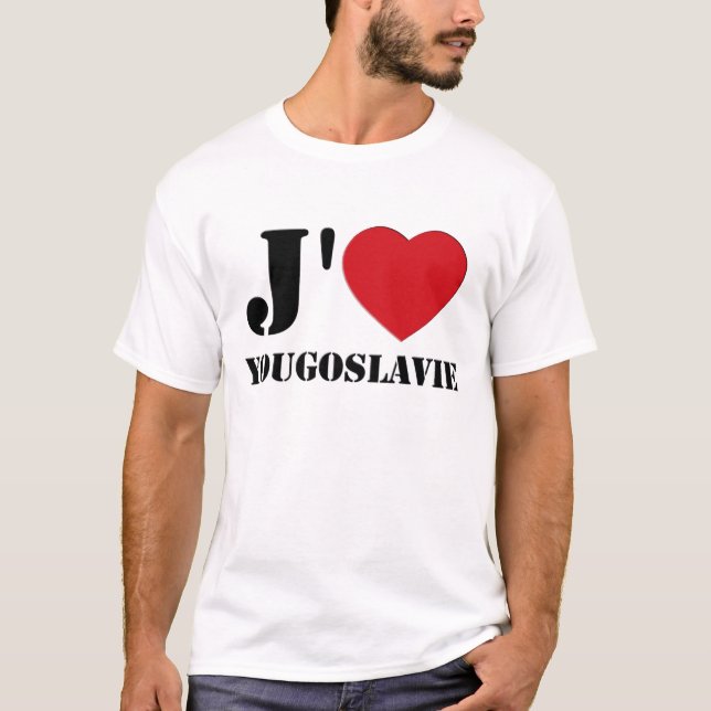 CAMISETA J AIME YOUGOSLAVIE 3D (Frente)