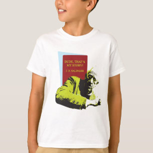 Camiseta J.D. Coletor de Salinger no pop art de Rye